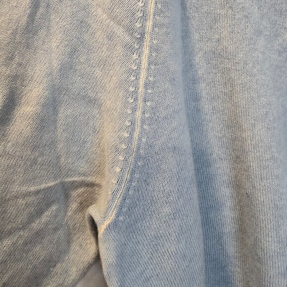 Sundance 100% Cashmere Sweater Light Blue Size Large Soft - Picture 6 of 8